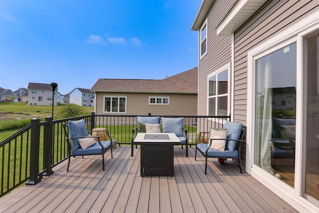 2878 Kama Ave NE, Saint Michael, MN 55376 - deck with a residential view and a yard