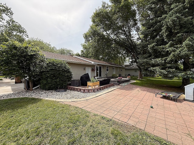 112 Orchard Cir, Montevideo, MN 56265 - view of patio / terrace featuring a deck and grilling area