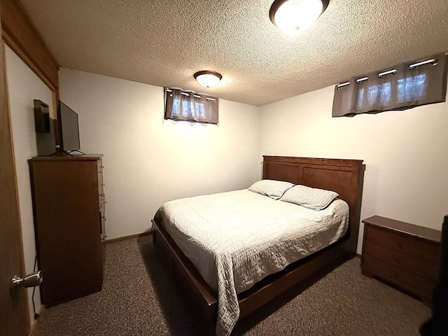 112 Orchard Cir, Montevideo, MN 56265 - carpeted bedroom with a textured ceiling