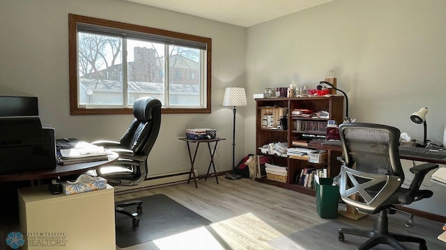 2440 15th St S Unit B14, Fargo, ND 58103 - home office featuring wood finished floors