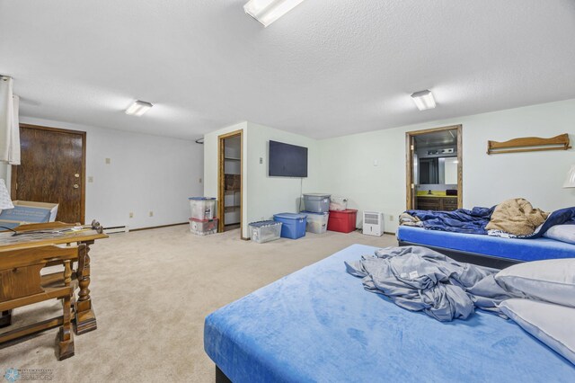 2440 15th St S Unit B14, Fargo, ND 58103 - bedroom with carpet floors and a textured ceiling
