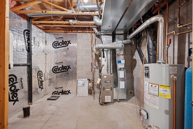 14220 Xenon St NW Unit 6Nw, Ramsey, MN 55303 - utility room with gas water heater and heating unit