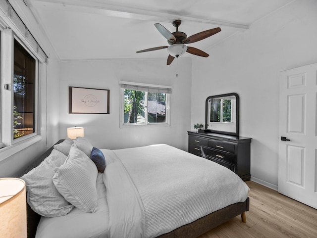 832 10th Ave SE, Forest Lake, MN 55025 - bedroom featuring light wood finished floors and a ceiling fan