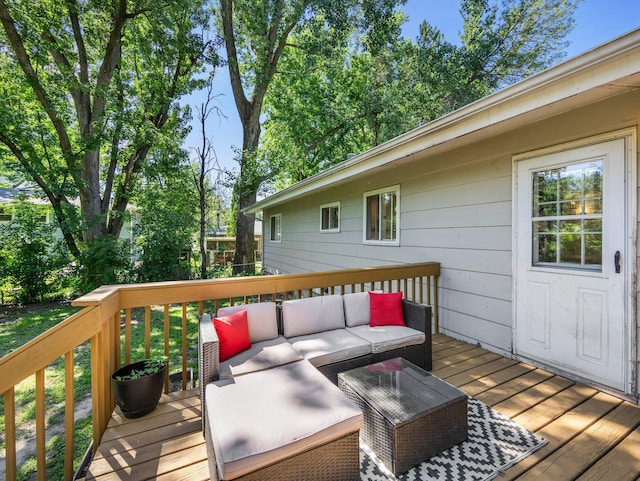 832 10th Ave SE, Forest Lake, MN 55025 - deck with an outdoor hangout area