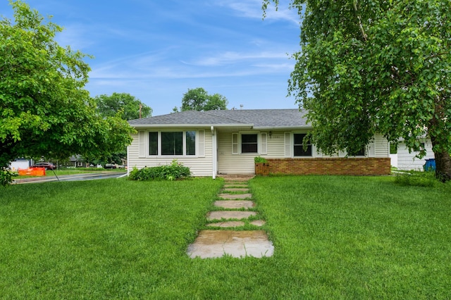 1501 100th St, Bloomington, MN 55431 - single story home featuring a front yard and brick siding