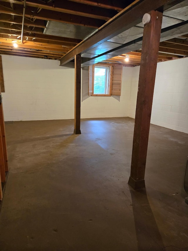 3615 Mckinley St NE, Minneapolis, MN 55418 - basement with concrete block wall