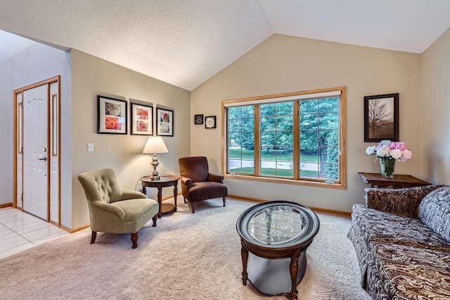 14078 Quince St NW, Andover, MN 55304 - living area with light carpet and vaulted ceiling