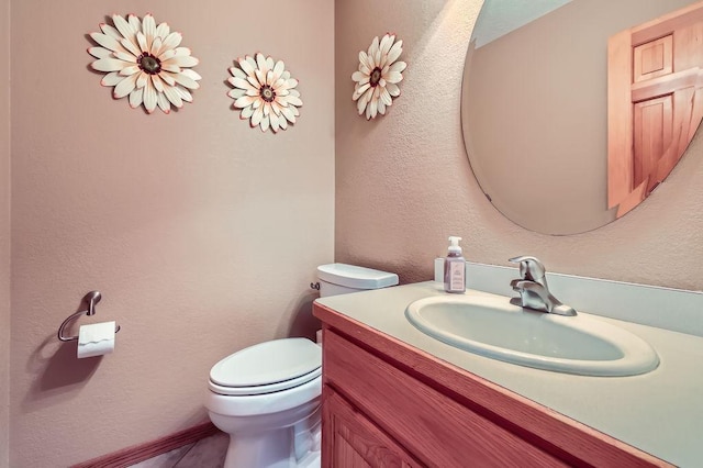 14078 Quince St NW, Andover, MN 55304 - bathroom with vanity and a textured wall