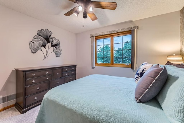 14078 Quince St NW, Andover, MN 55304 - bedroom with light carpet and a ceiling fan
