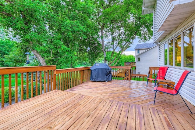 14078 Quince St NW, Andover, MN 55304 - deck with a grill