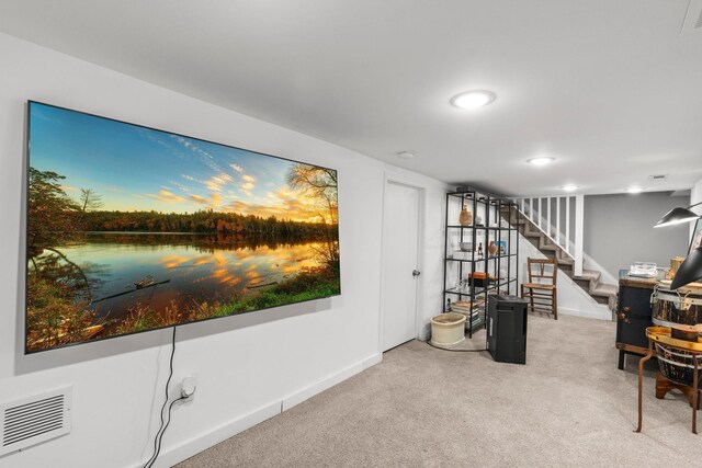 610 34th Ave N, Minneapolis, MN 55412 - carpeted office with baseboards and recessed lighting