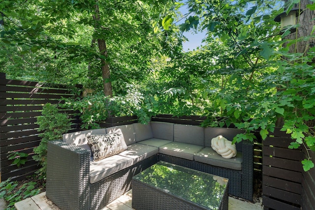 610 34th Ave N, Minneapolis, MN 55412 - deck with outdoor lounge area