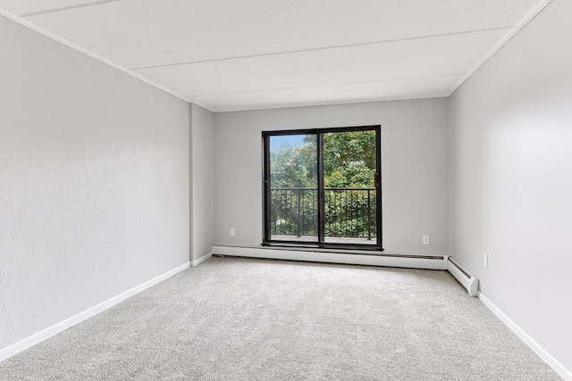 10501 Cedar Lake Rd Unit 515, Minnetonka, MN 55305 - unfurnished room with carpet flooring and a baseboard heating unit