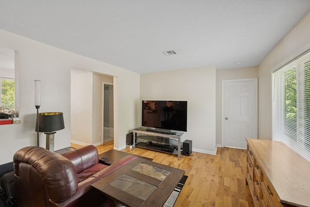 2900 Tuxedo Blvd, Mound, MN 55364 - living room featuring light wood-style flooring and baseboards