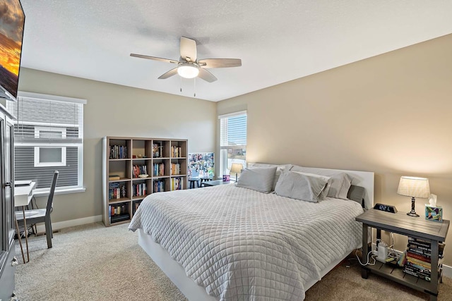 11242 131st Cir N, Dayton, MN 55327 - bedroom with carpet flooring, ceiling fan, and an office area