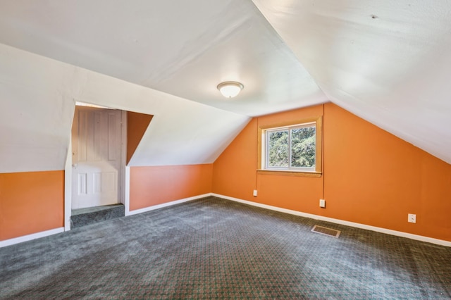 N3752 County Road K, Trenton Twp, WI 54014 - additional living space with lofted ceiling and carpet flooring