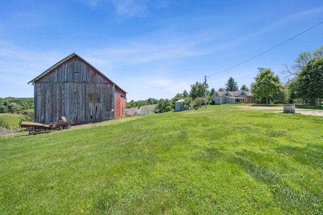 N3752 County Road K, Trenton Twp, WI 54014 - view of grassy yard with an outdoor structure