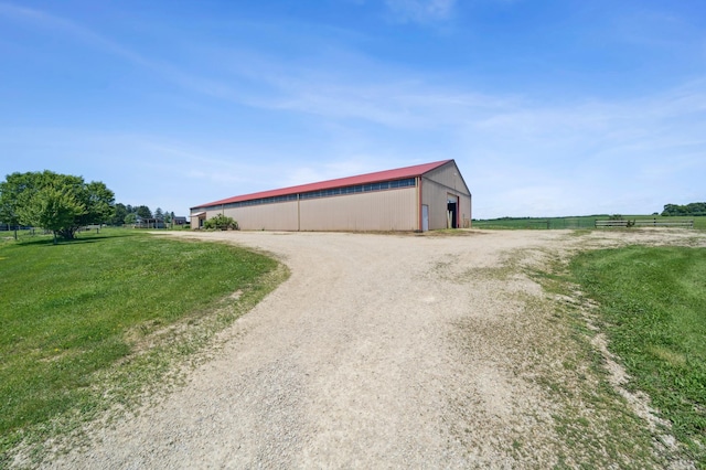 N3752 County Road K, Trenton Twp, WI 54014 - view of pole building with a rural view