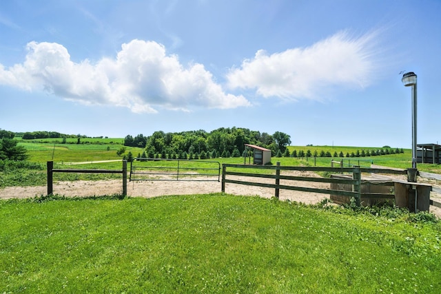 N3752 County Road K, Trenton Twp, WI 54014 - view of green lawn featuring a rural view