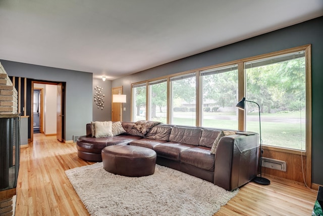 1030 Idaho Ave N, Golden Valley, MN 55427 - living room featuring light wood finished floors
