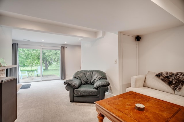 1030 Idaho Ave N, Golden Valley, MN 55427 - carpeted living area featuring recessed lighting