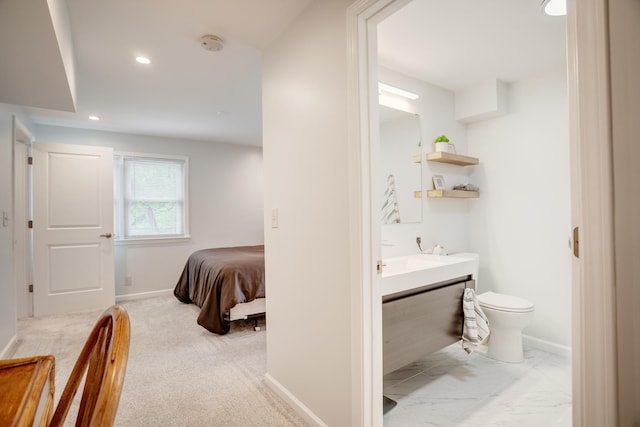 1030 Idaho Ave N, Golden Valley, MN 55427 - bathroom with vanity and recessed lighting