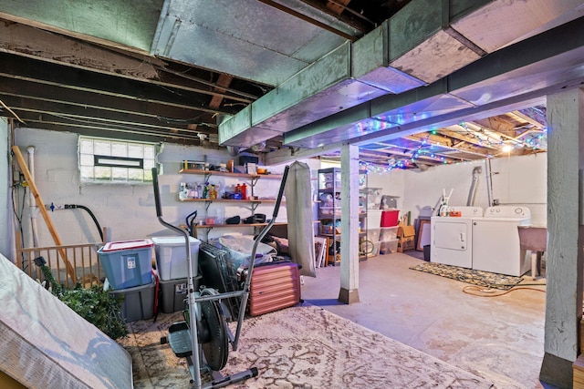 3734 Emerson Ave N, Minneapolis, MN 55412 - below grade area with separate washer and dryer
