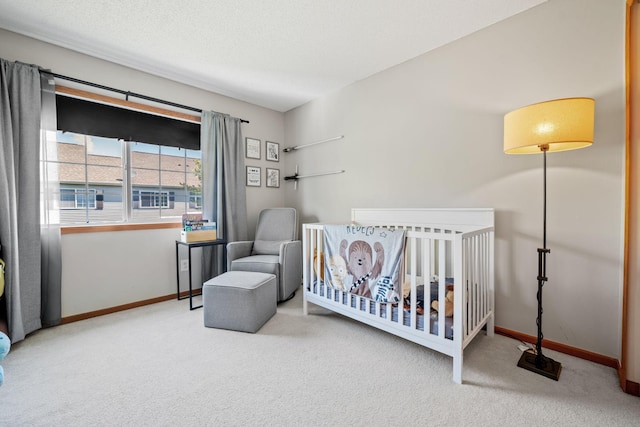 1343 Yorkshire Ln, Shakopee, MN 55379 - carpeted bedroom with baseboards and a crib
