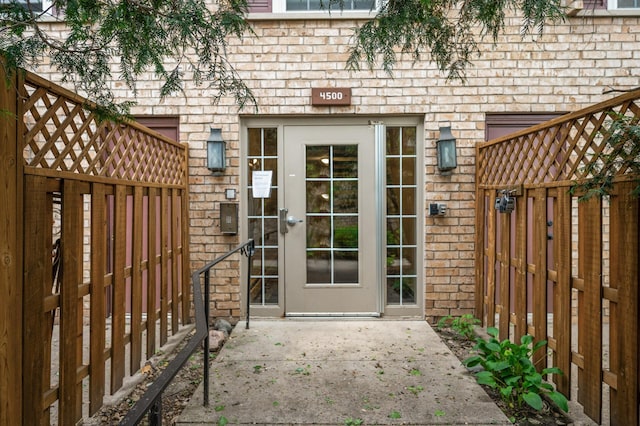 4500 Cedar Lake Rd S Unit 1, Saint Louis Park, MN 55416 - view of exterior entry with brick siding