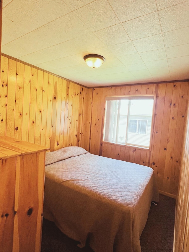35686 Rush Lake Loop Unit 9, Rush Lake Twp, MN 56571 - bedroom featuring wooden walls