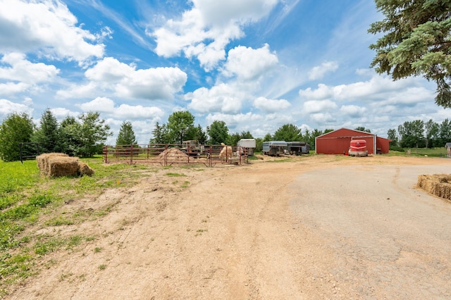 33406 151st Ave, Montgomery, MN 56069 - view of street featuring a view of countryside and an outbuilding
