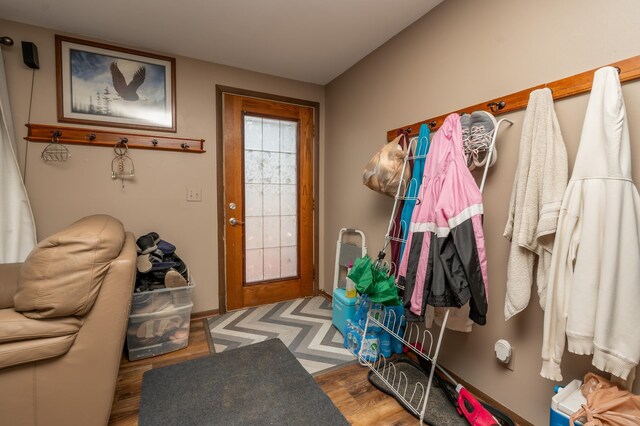 33406 151st Ave, Montgomery, MN 56069 - mudroom featuring wood finished floors