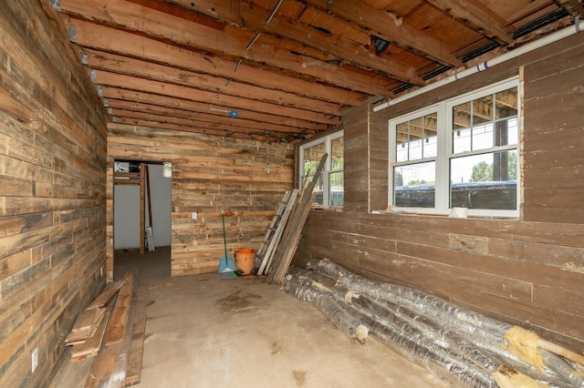 33406 151st Ave, Montgomery, MN 56069 - basement featuring wooden walls