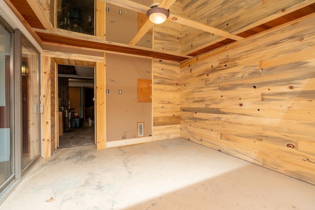 33406 151st Ave, Montgomery, MN 56069 - unfurnished room with unfinished concrete floors