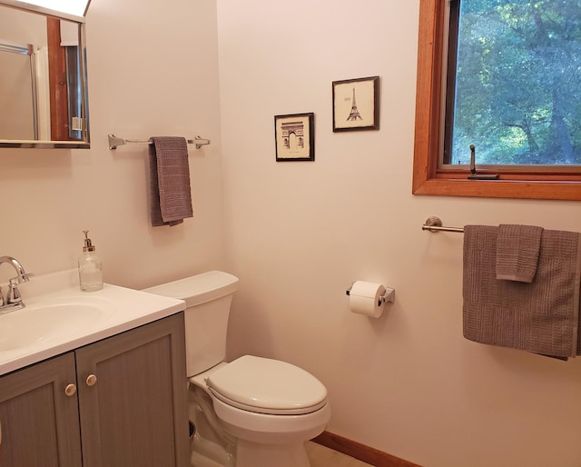 20758 Pike Ave, Aitkin, MN 56431 - bathroom with toilet and vanity