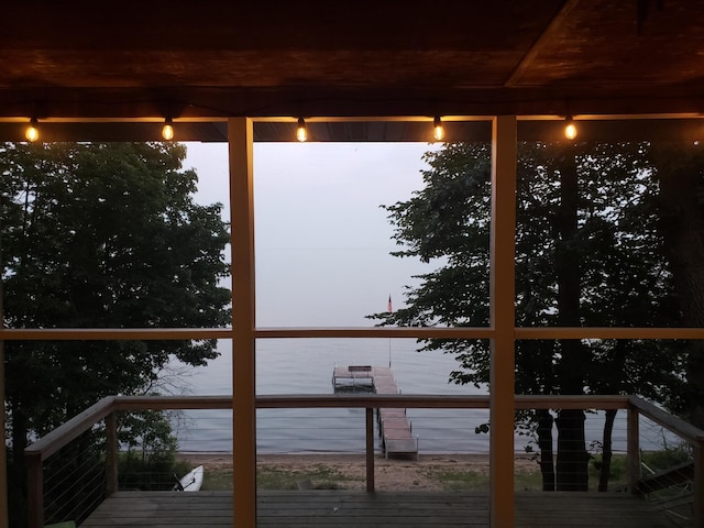20758 Pike Ave, Aitkin, MN 56431 - dock area featuring a water view