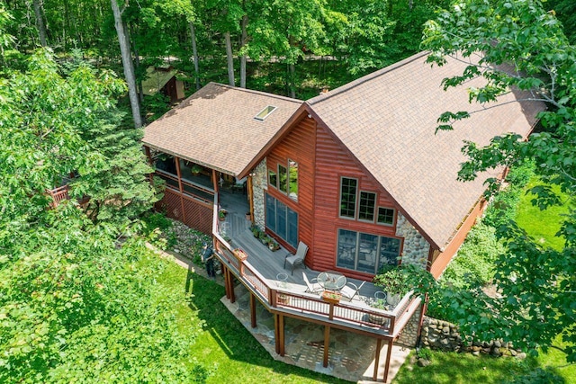 62405 Delta Lake Rd, Delta, WI 54847 - aerial view of property and surrounding area