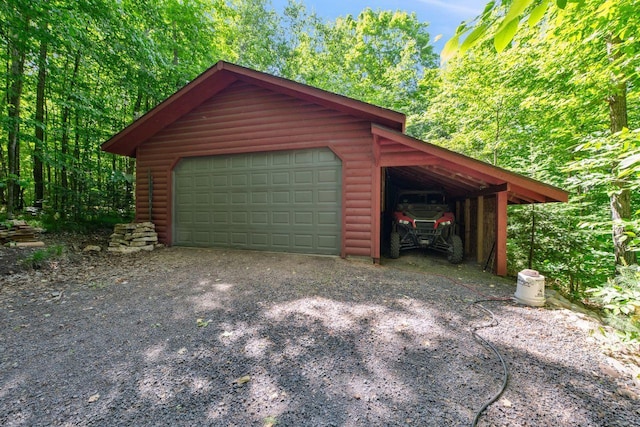 62405 Delta Lake Rd, Delta, WI 54847 - garage featuring a garage