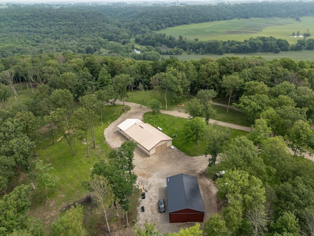 9005 80th Ave SE, Orion Twp, MN 55923 - overview of rural landscape with a heavily wooded area