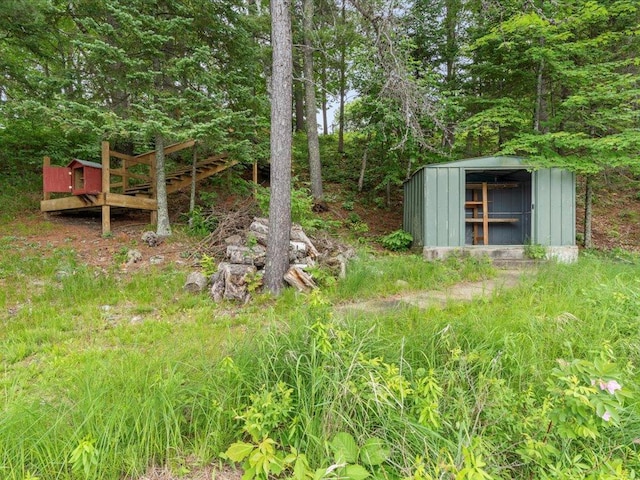 33277 308th Ln, Aitkin, MN 56431 - view of yard with a storage shed
