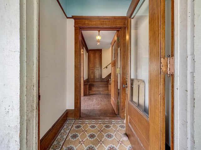 2320 Humboldt Ave S, Minneapolis, MN 55405 - hallway with tile patterned floors and baseboards