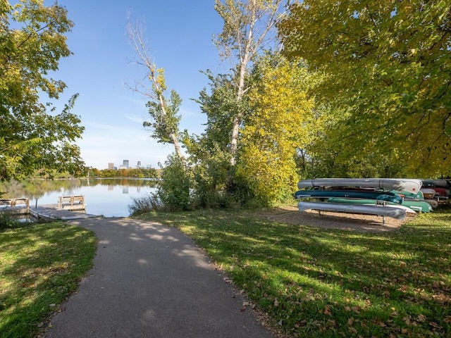 2320 Humboldt Ave S, Minneapolis, MN 55405 - water view featuring a dock