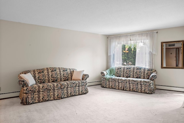 2485 Canabury Dr Unit 112, Little Canada, MN 55117 - living area with baseboard heating and carpet