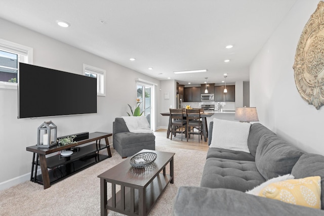 7237 Ada Dr, Lino Lakes, MN 55038 - living area featuring recessed lighting