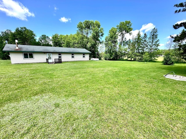 16033 Popplewood Rd NE, Hines Twp, MN 56647 - view of green lawn with view of scattered trees