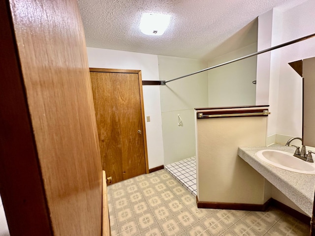 16033 Popplewood Rd NE, Hines Twp, MN 56647 - full bathroom featuring a shower and a textured ceiling