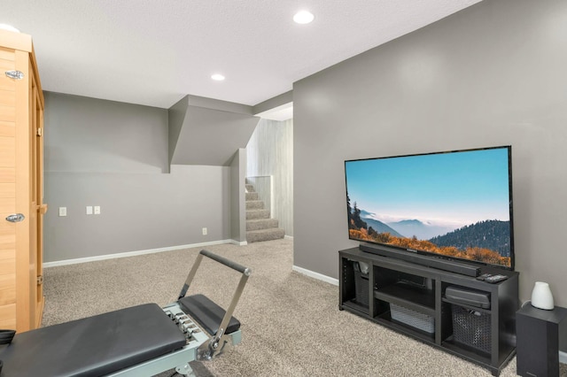 2174 Ponds Way, Shakopee, MN 55379 - exercise room with carpet floors and recessed lighting