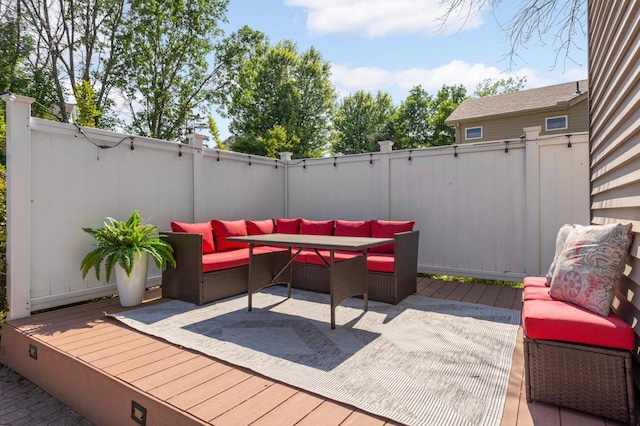 2174 Ponds Way, Shakopee, MN 55379 - deck featuring outdoor lounge area