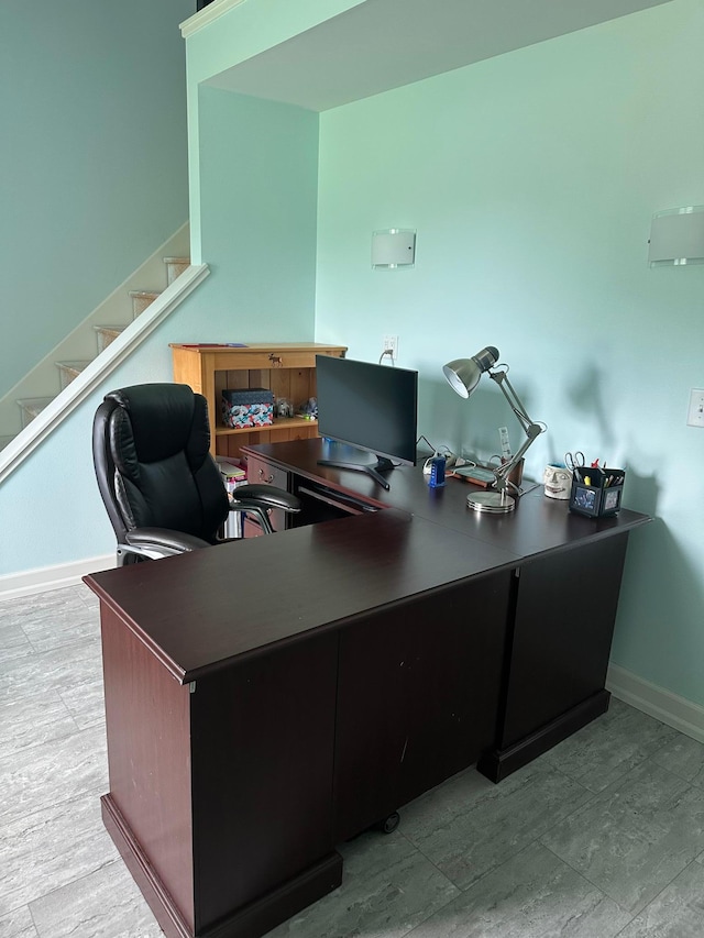 19 Sandbar Rd, Tracy, MN 56175 - office area featuring baseboards
