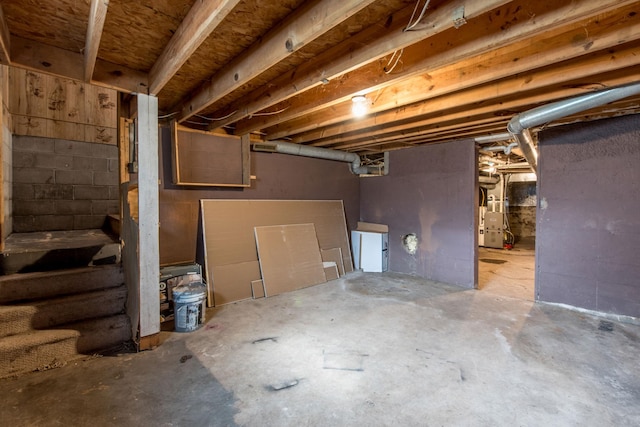610 2nd St SW, Wadena, MN 56482 - unfinished below grade area featuring heating unit